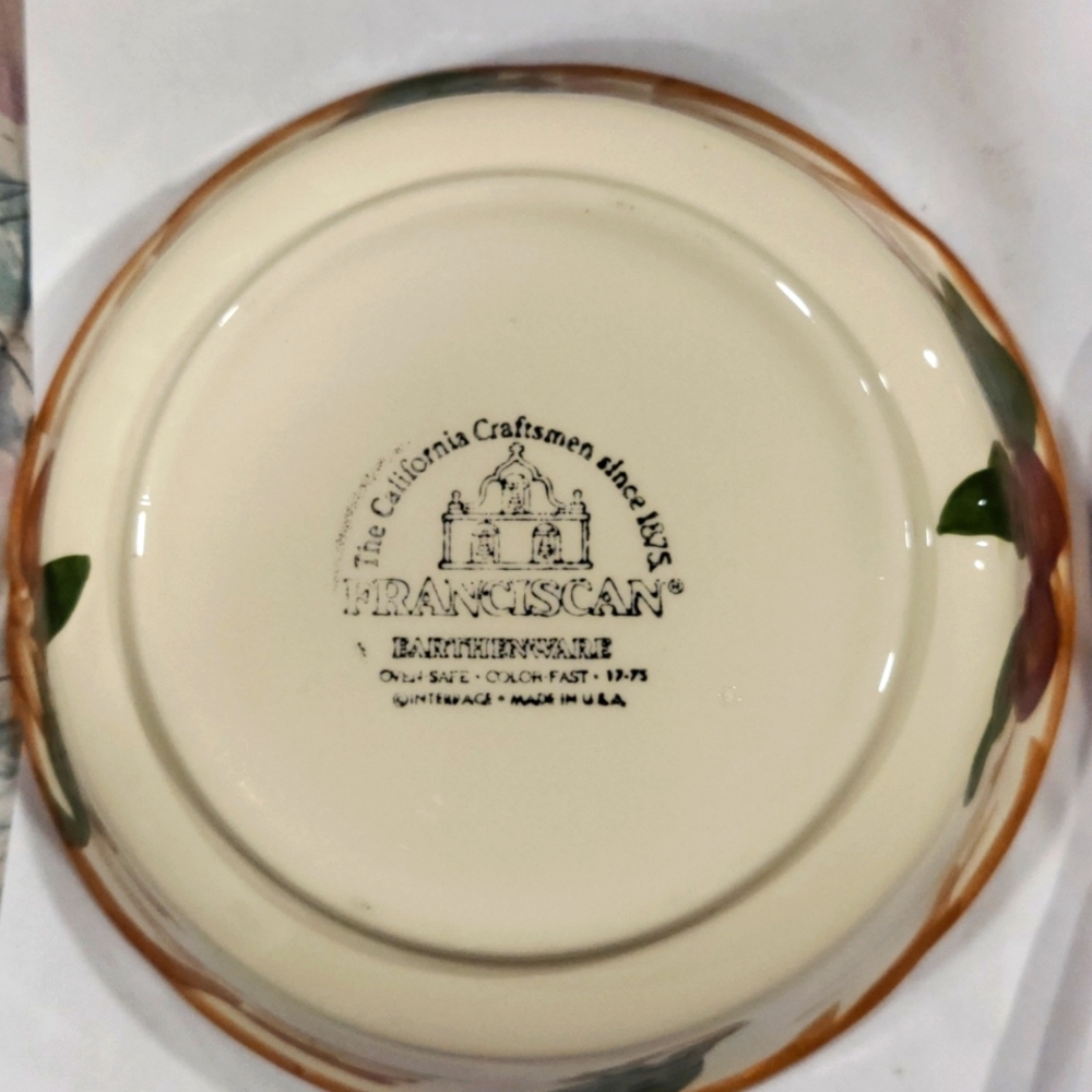 Franciscan Apple Porridge Bowls